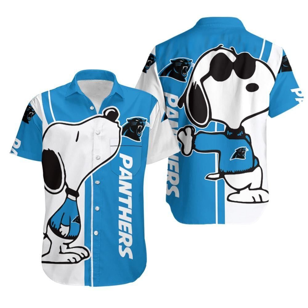Carolina Panthers Snoopy Lover Hawaiian Shirt