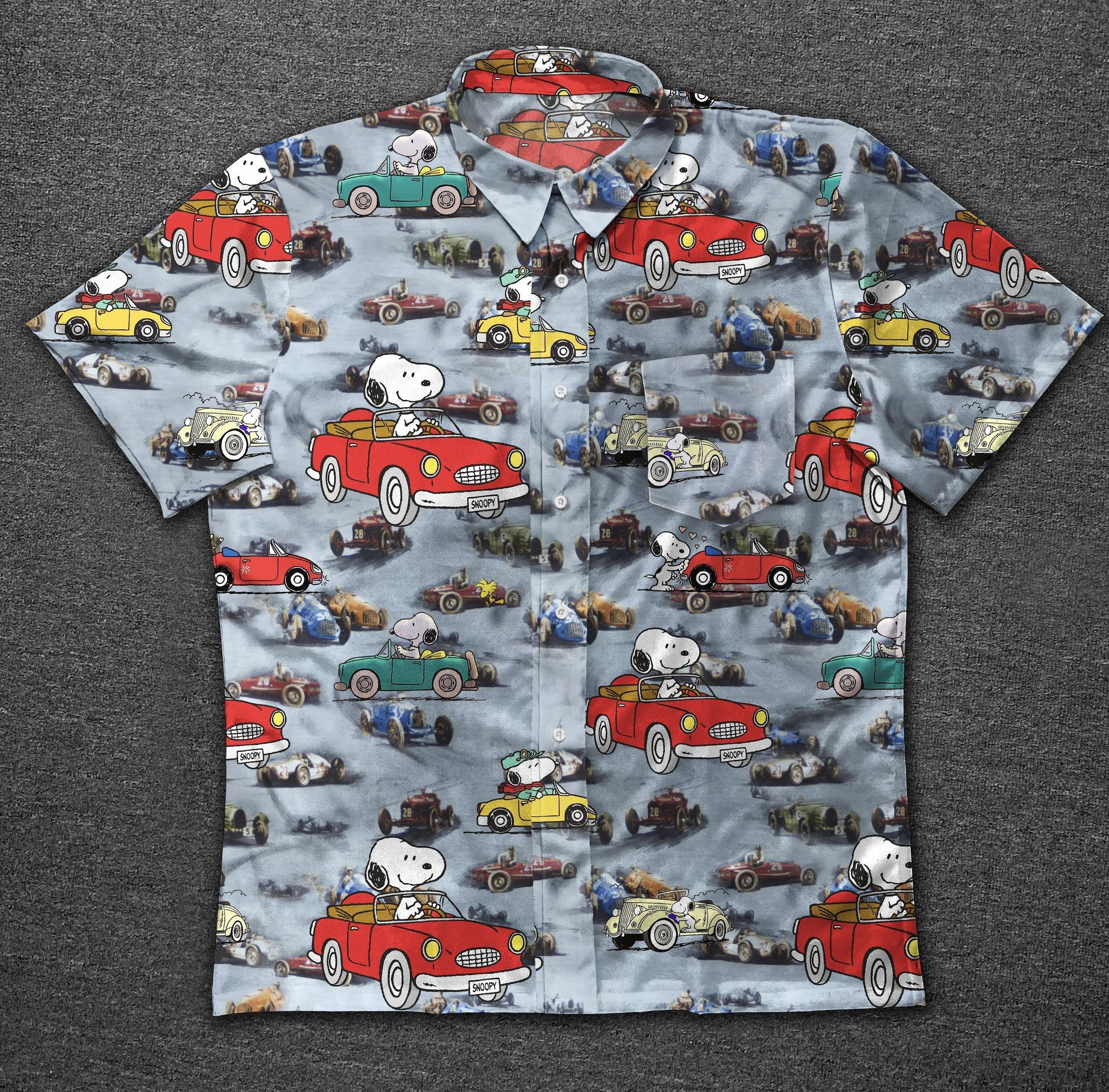 Hawaii Shirt Snoopy Vintage Cotton Hawaiian Shirt-zx10191