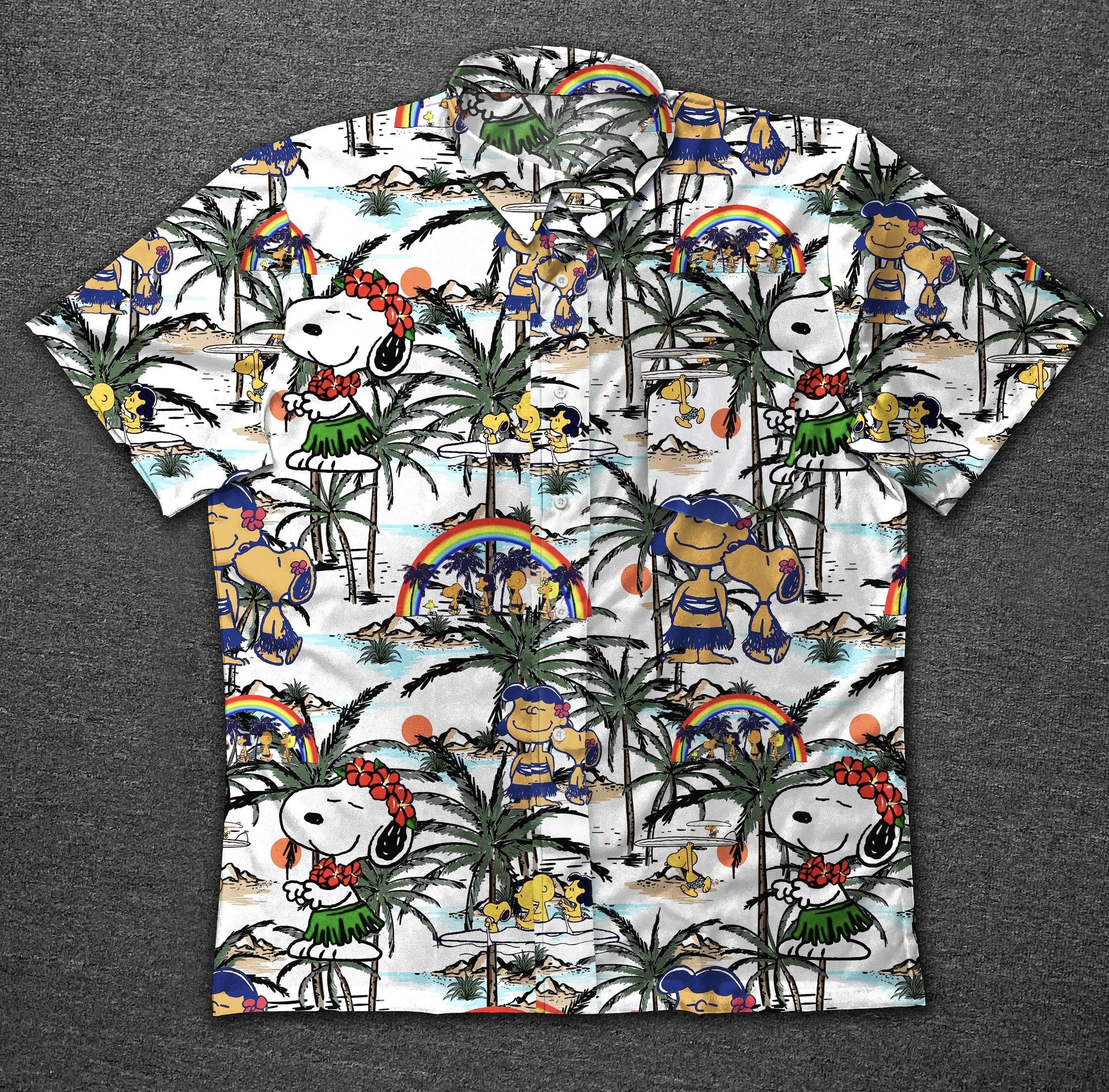 Hawaii Shirt Snoopy Vintage Cotton Hawaiian Shirt-zx10165