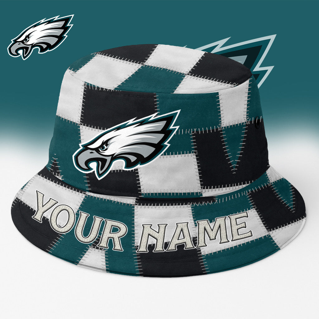 PHI Eagles Bucket Hat Custom Name Gifts For Fans - Limited Edition