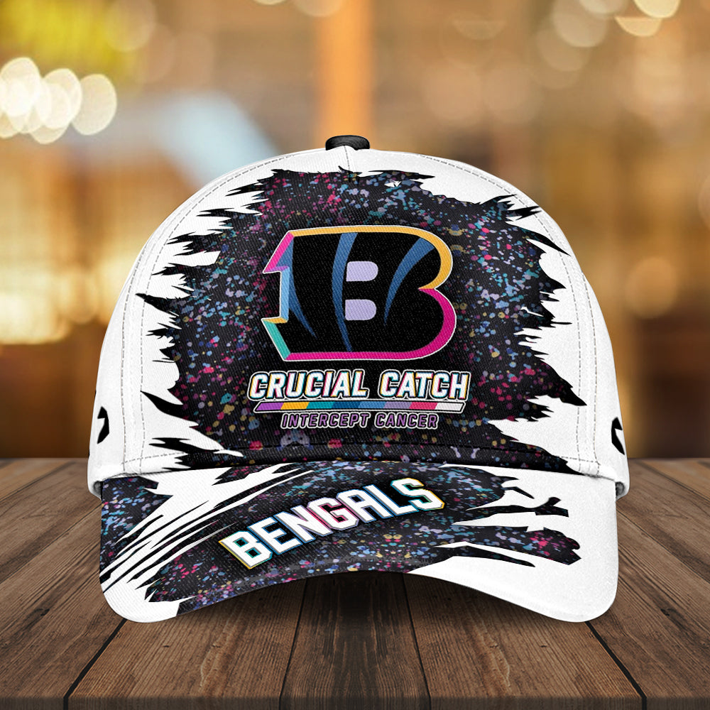 Cincinnati Bengals x Crucial Catch Intercept Cancer Classic Cap 