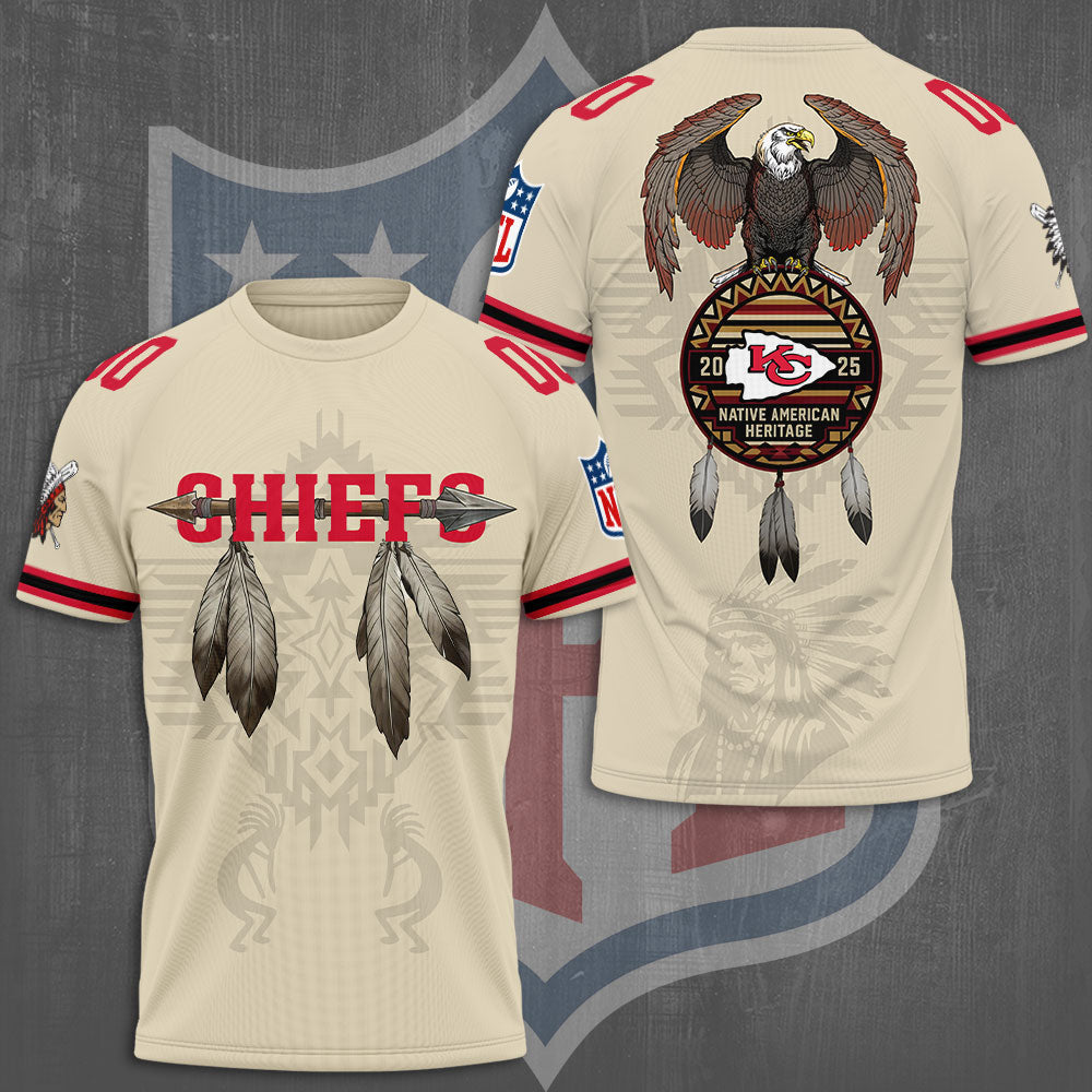 Kansas City Chiefs x Native American Heritage 3D Apparel 
