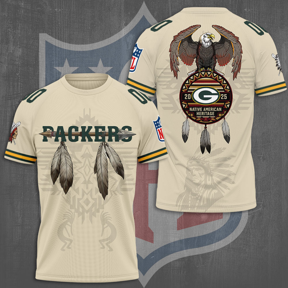 Green Bay Packers x Native American Heritage 3D Apparel 