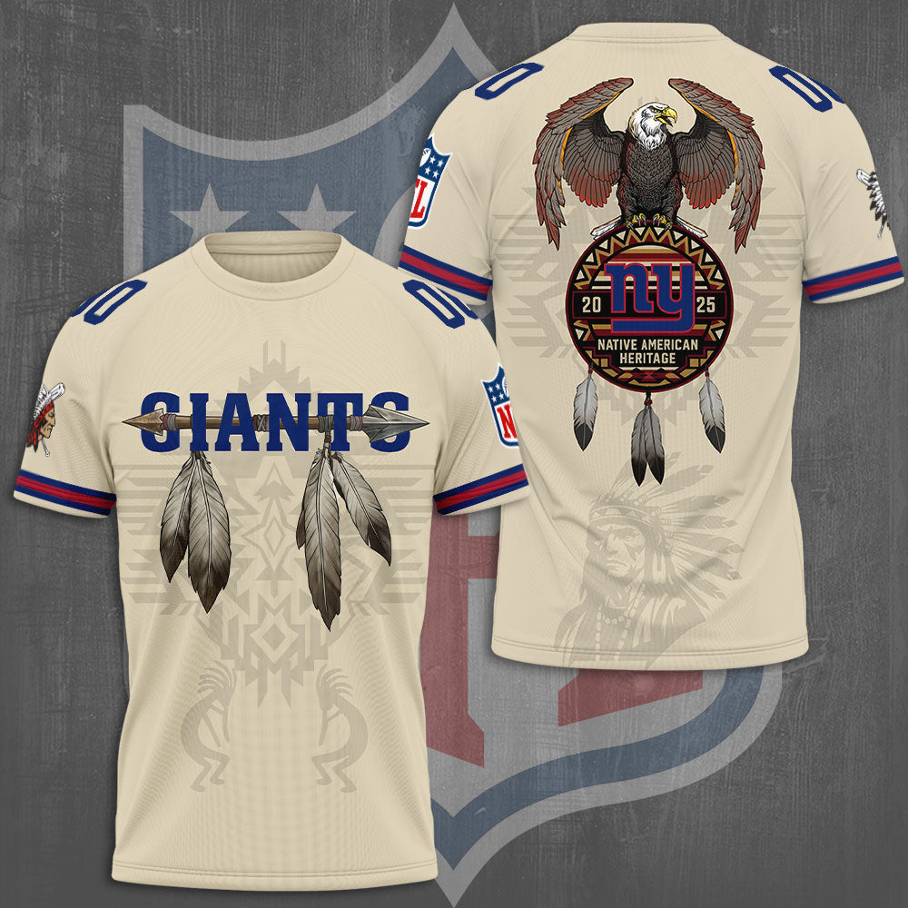 New York Giants x Native American Heritage 3D Apparel 